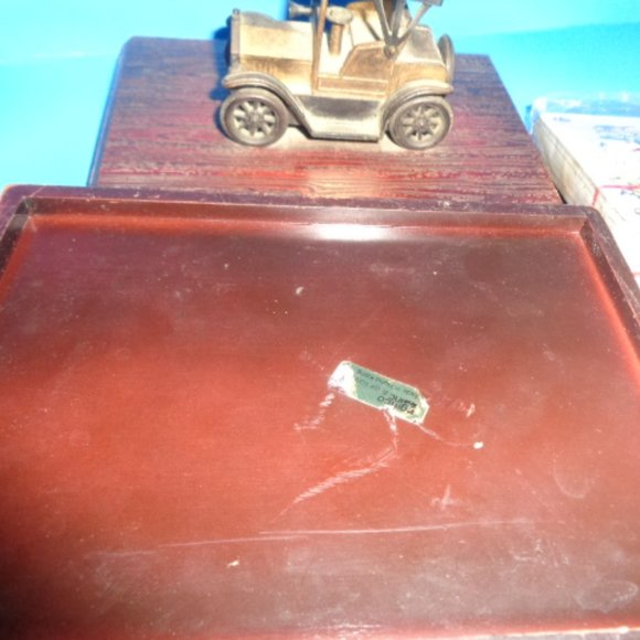 Vintage Model "T Ford Diecast Car Playing Cards Holder By Gift Co. Hong Kong - Picture 5 of 5